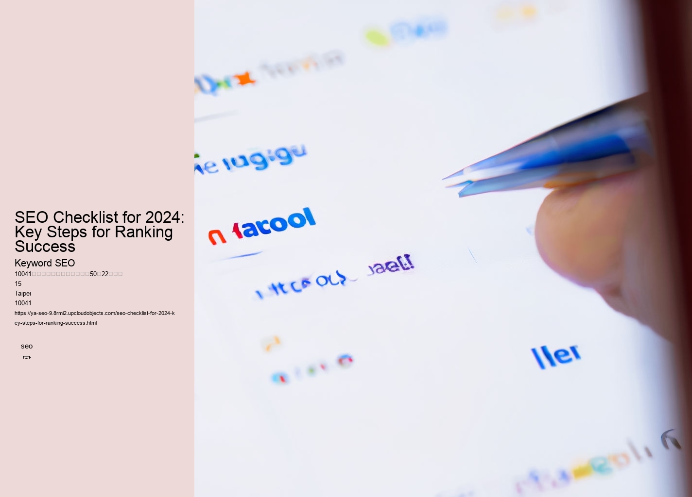 SEO Checklist for 2024: Key Steps for Ranking Success